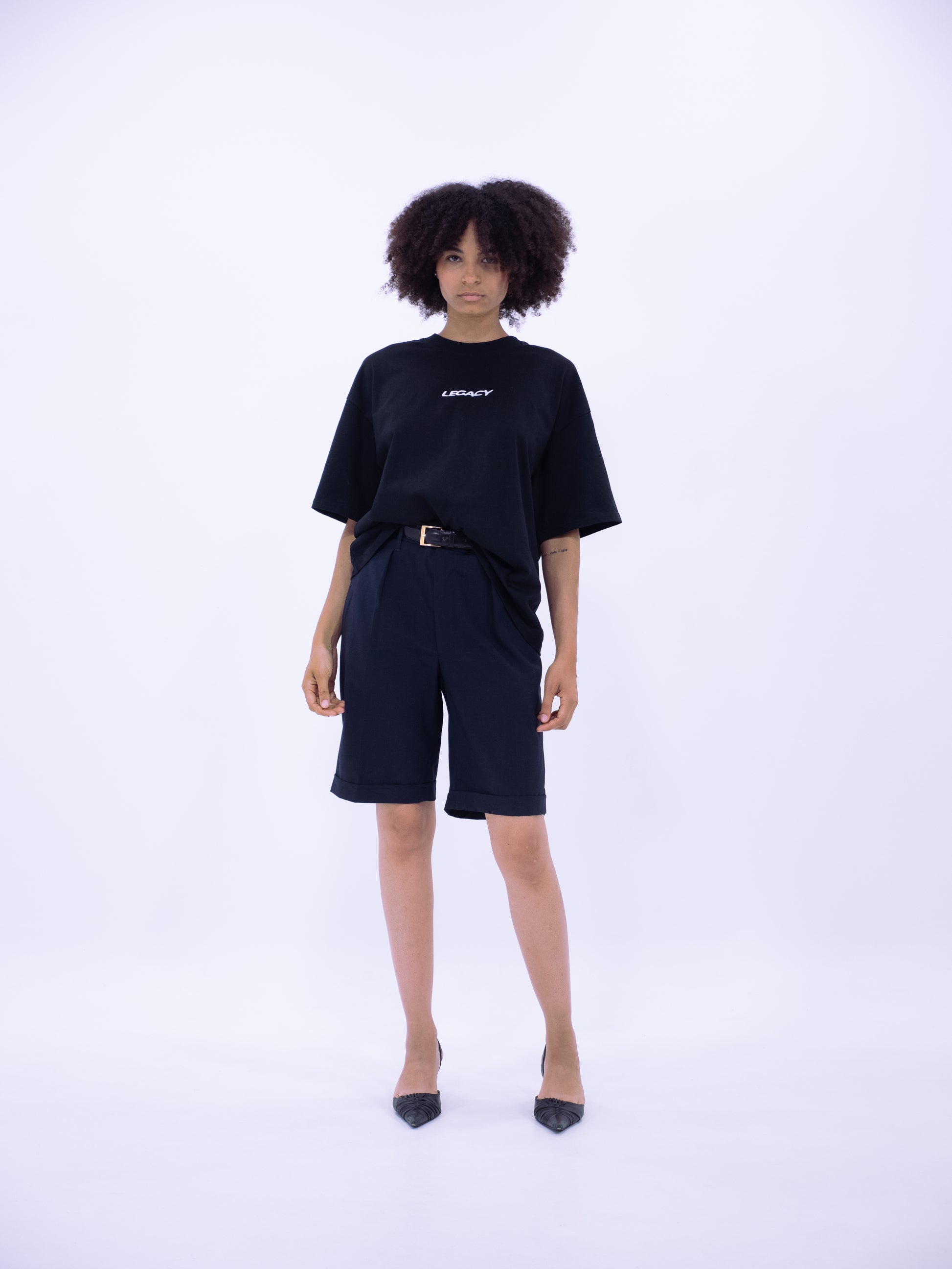 T-SHIRT BOXY NOIR