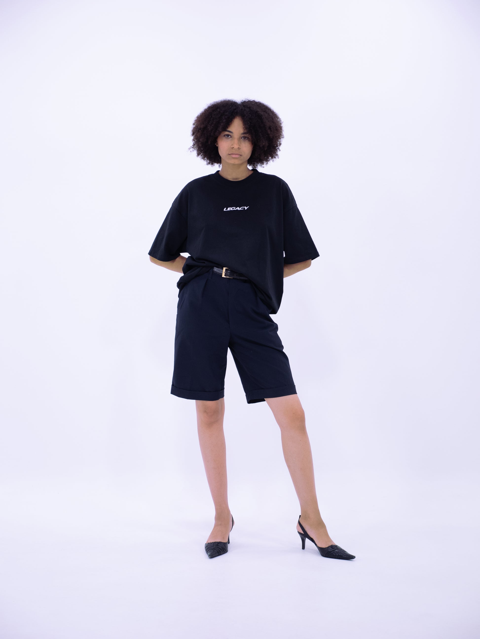 T-SHIRT BOXY NOIR