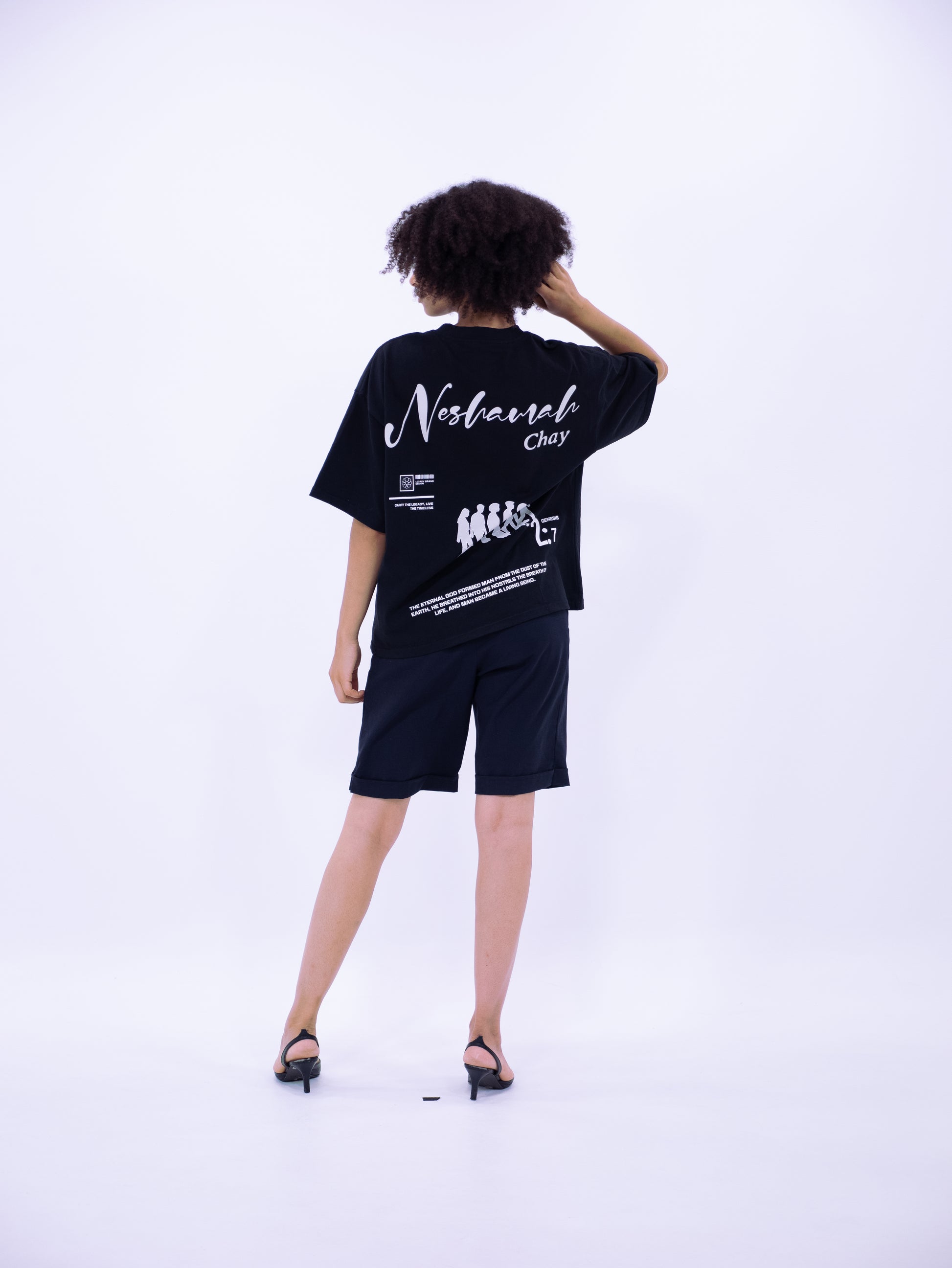T-SHIRT BOXY NOIR