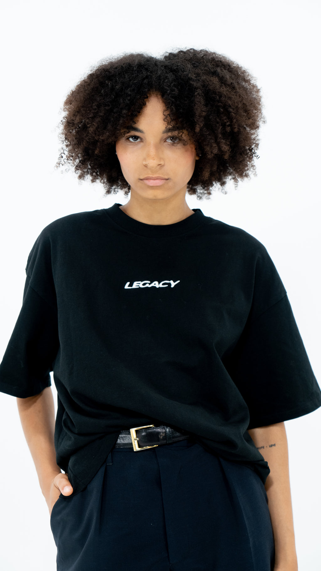 T-SHIRT BOXY NOIR