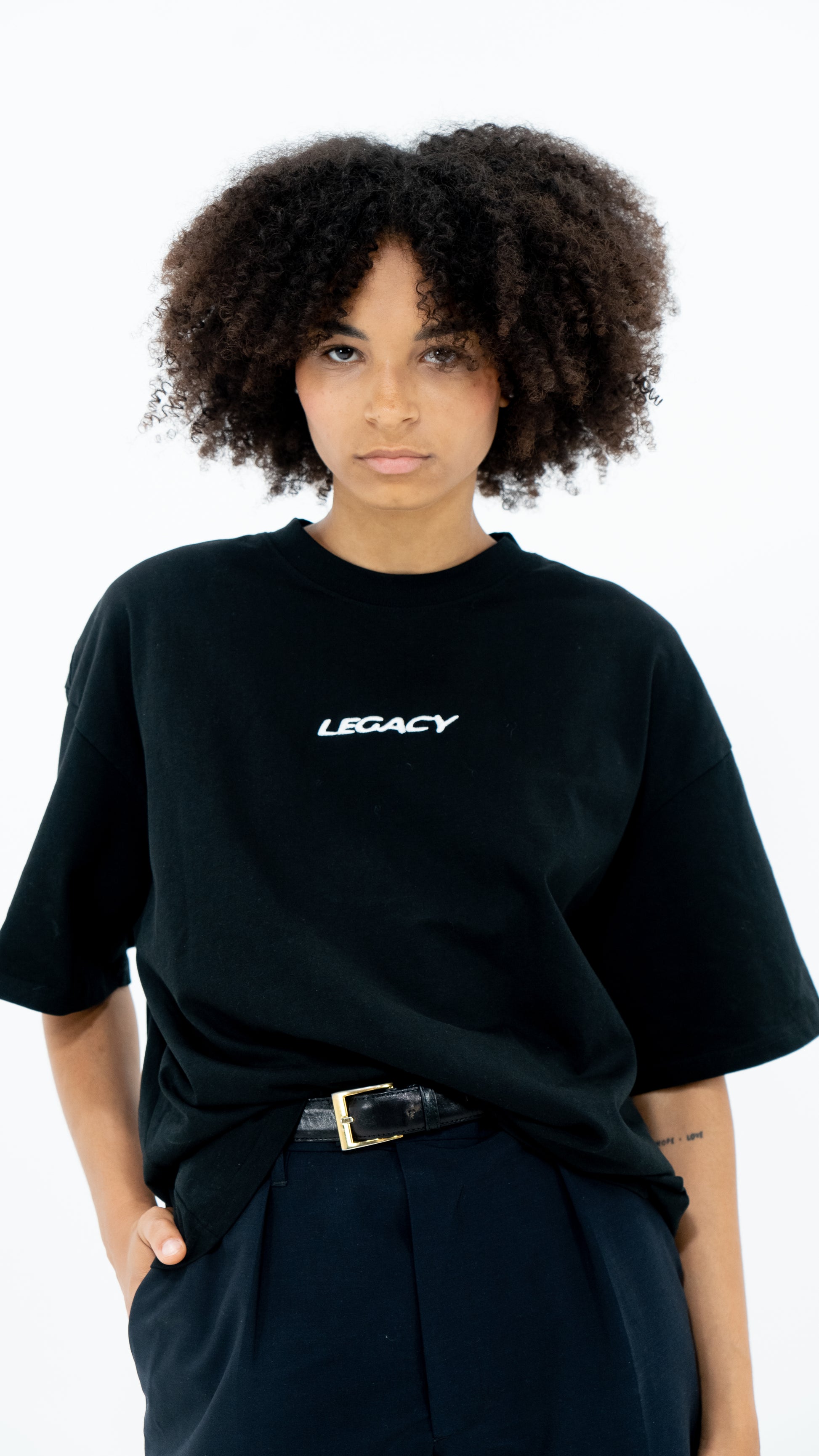 T-SHIRT BOXY NOIR